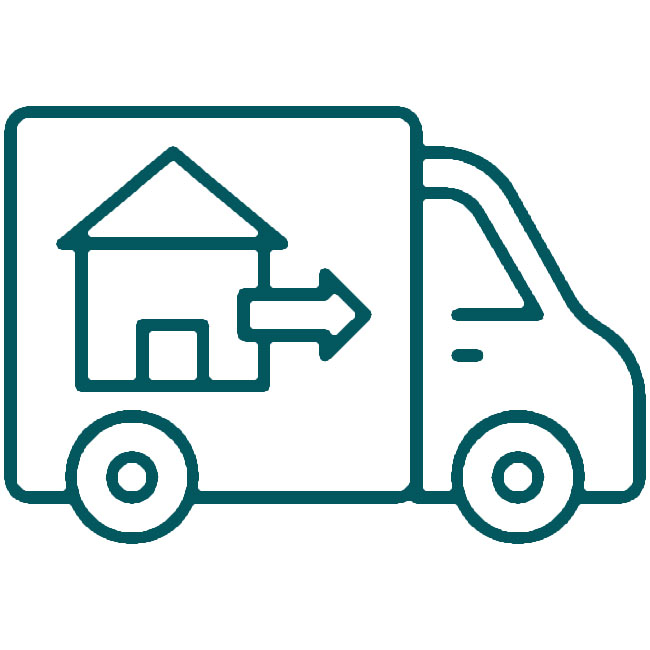 Icon of a moving van